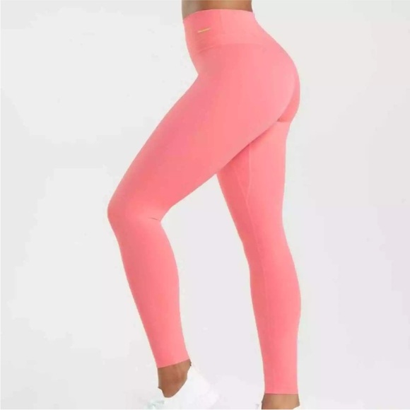 Gymshark Whitney Simmons Peony Pink Leggings with internal scrunch M Medium - Picture 5 of 8